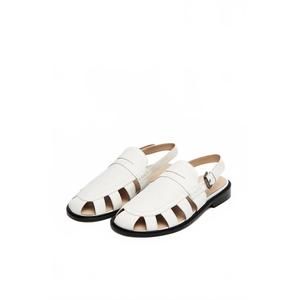 NEW CORDERA women's slingback loafer in white